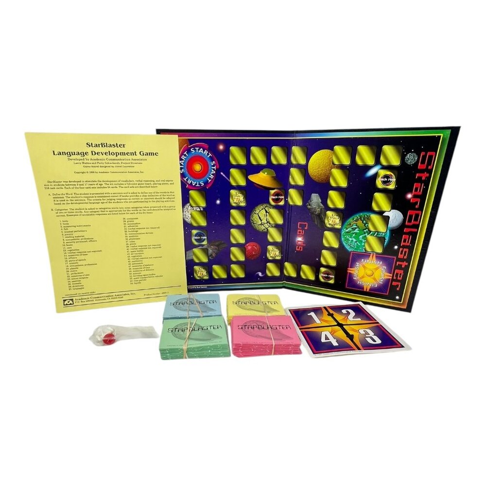 Starblaster Language Development Game 1998 Academic Communication Assoc - Picture 6 of 6